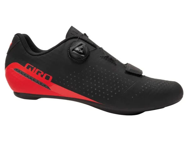 Zapatilla Giro Cadet negro/rojo