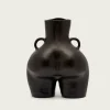LOVE HANDLES VASE BLACK - Imagen 2