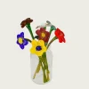 MOUTHBLOWN CRYSTAL FLOWER YELLOW - Imagen 5