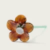 MOUTHBLOWN CRYSTAL FLOWER BROWN - Imagen 2