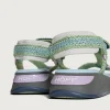SANDALIA ISLAND RAFIA AZUL - Imagen 5