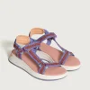 SANDALIA ISLAND RAFIA LILA - Imagen 2