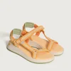 SANDALIA ISLAND RAFIA NARANJA - Imagen 2