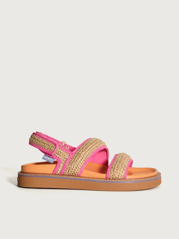 SANDALIA ROAD RAFIA BEIGE