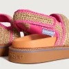 SANDALIA ROAD RAFIA BEIGE - Imagen 3