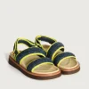 SANDALIA ROAD RAFIA AZUL MARINO - Imagen 2