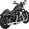 Para Sportster, escapes Slip-On 3″ Twin-Slash - Imagen 3
