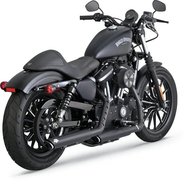Para Sportster, escapes Slip-On 3″ Twin-Slash