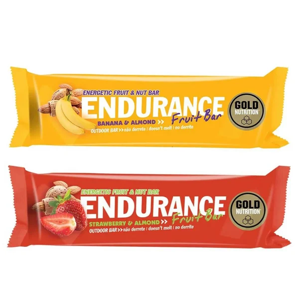 Barrita Gold Nutrition Endurance Fruit plátano/almendra