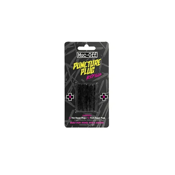KIT MECHAS MUC-OFF REPARACION TUBELESS 10 UNIDADES (5 ANCHAS/5 ESTRECHAS)