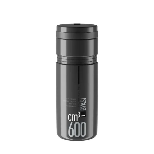 BIDON ELITE BYASI PORTAHERRAMIENTAS GRIS OSCURO 600 cc