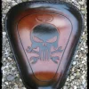 Asiento custom personalizado Skull marrón para Sportster 2010-up - Imagen 3