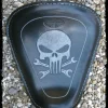 Asiento custom personalizado Skull negro para Sportster 2010-up - Imagen 2