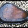 Asiento custom personalizado “Two Wheels” marron para Sportster - Imagen 2