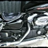Asiento custom personalizado Skull negro para Sportster 2010-up - Imagen 4