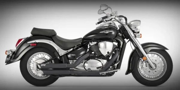 Para C800/M800, escapes Vance&Hines negros