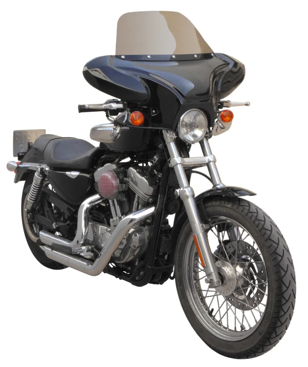 Batwing ABS negro brillo o mate para HD Sportster
