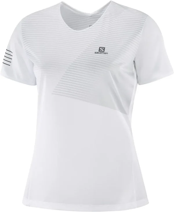 SALOMON  SENSE TEE WHITE