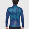 Pissei Maillot manga larga Monviso azul - Imagen 2