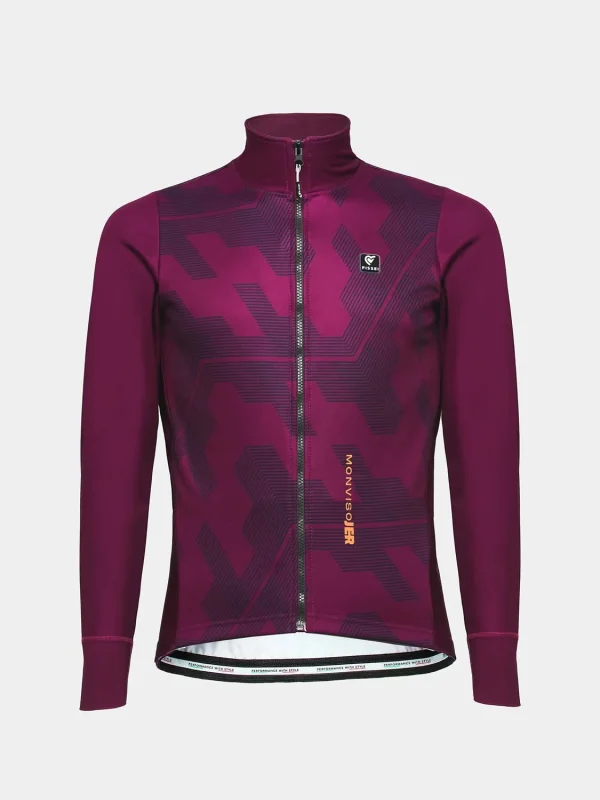 Pissei Maillot ciclismo de manga larga Monviso