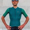 Maillot ciclismo manga corta Pissei Sanremo color verde - Imagen 6