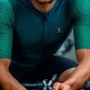 Maillot ciclismo manga corta Pissei Sanremo color verde - Imagen 3