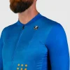 Maillot ciclismo manga corta Pissei Tempo color azul - Imagen 3