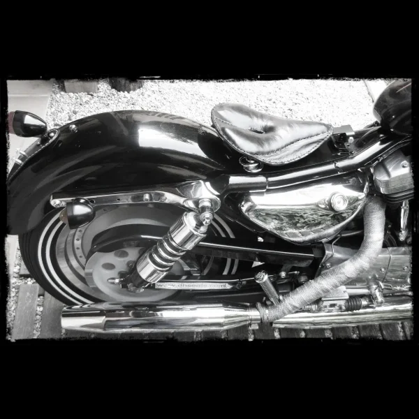Asiento retro de cuero