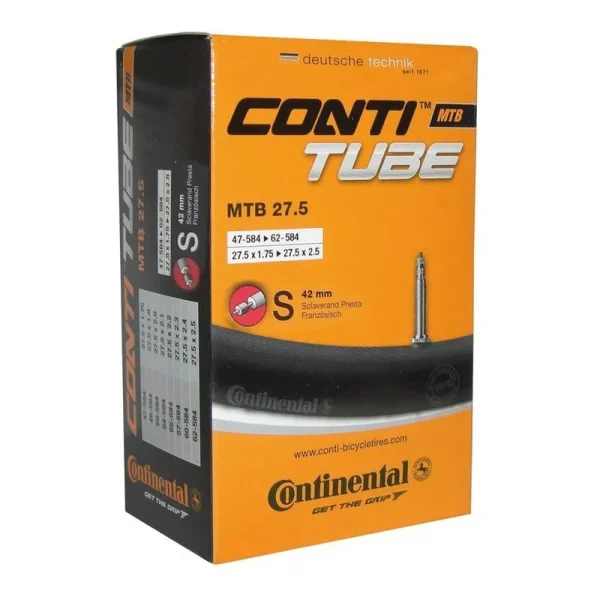 CAMARA CONTINENTAL MTB 27.5 x1.75-2.40 VALVULA PRESTA 42 mm (47-62/584)