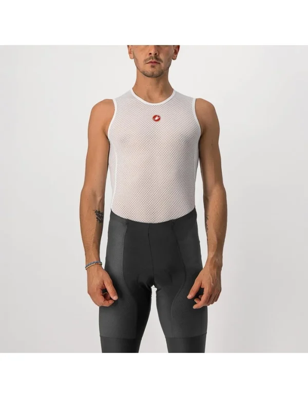 Camiseta interior Castelli Pro Issue sin mangas  blanco