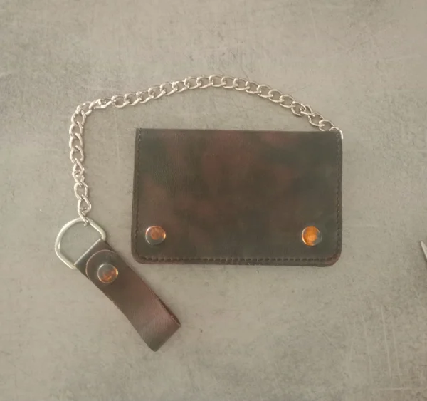 Cartera cuero old rat