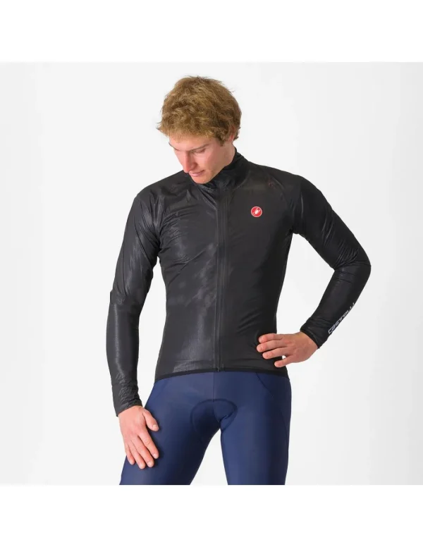 Castelli Chubasquero Squall Shell negro/gris