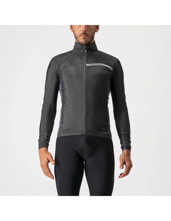 Cortavientos Castelli Squadra Stretch negro