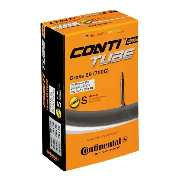 Camara Continental 700x32-47 Road Cross Presta60mm