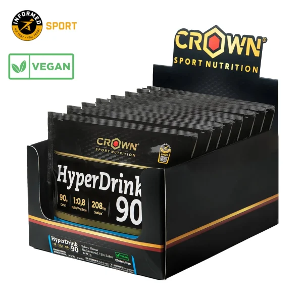 HYPERDRINK 90, BEBIDA MUY ALTA EN HIDRATOS DE CARBONO (sobres sabor neutro)
