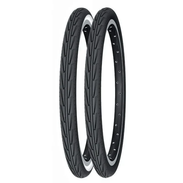 Cubierta Michelin 20 x 1 3/8 color blanco