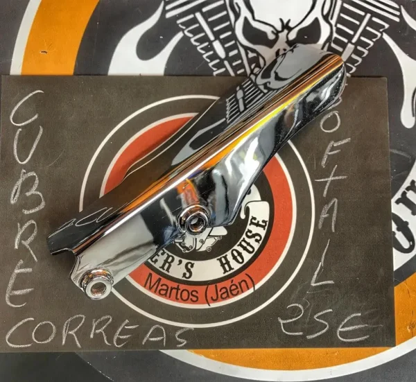 Cubrecorreas cromado
