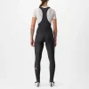 Culotte Castelli Entrata largo mujer negro con tirantes - Imagen 2
