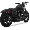 Escapes Vance & Hines negros para Sportster - Imagen 2