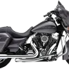 Para Touring, escapes Cobra Twin de 4″ cromo - Imagen 3
