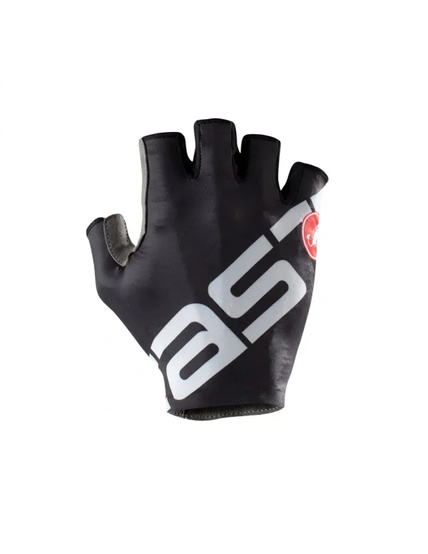 Guantes Castelli Competizione 2 Negro con logo en plata