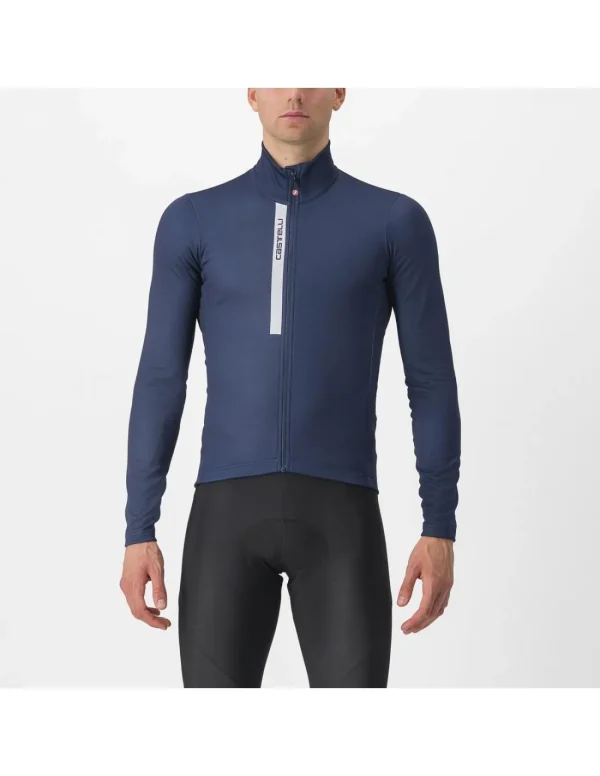 Maillot Castelli Entrata Thermal azul marino