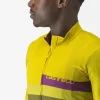 Maillot Castelli A Blocco Fruta Pasión/Amatista/Verde - Imagen 3