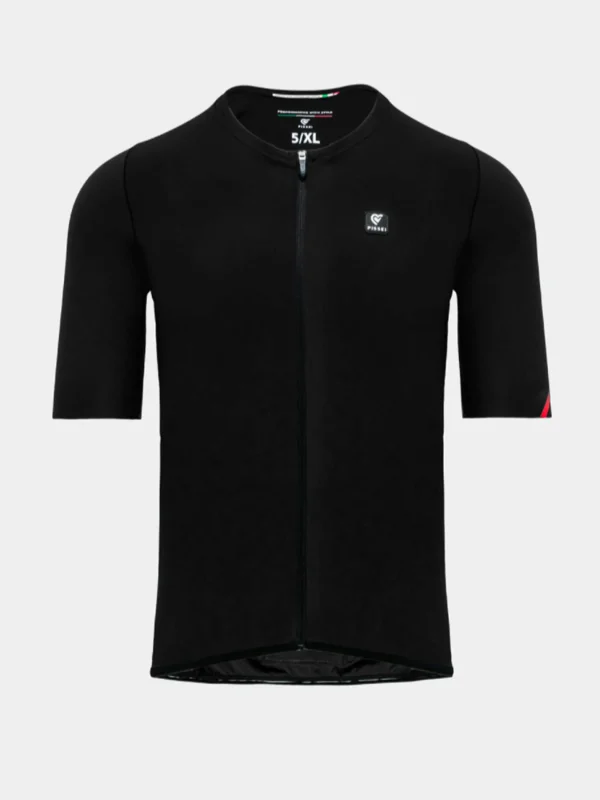 Maillot ciclismo manga corta Pissei Primapelle negro