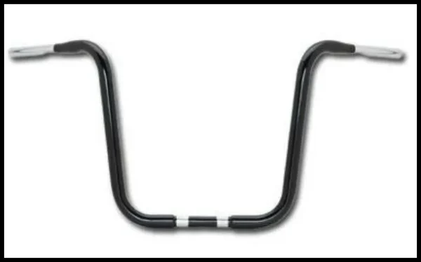 Manillar Burly cuerno de vaca 14″ negro