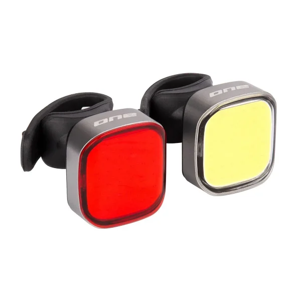 Juego de luces One delantera 70 Lumens y trasera 20 Lumens