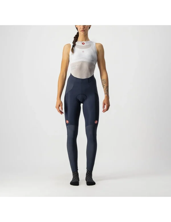 Culotte Castelli Sorpasso largo invierno sin tirantes mujer azul marino oscuro