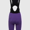 Culotte Pissei corto Primapelle mujer con tirantes  color viola - Imagen 2