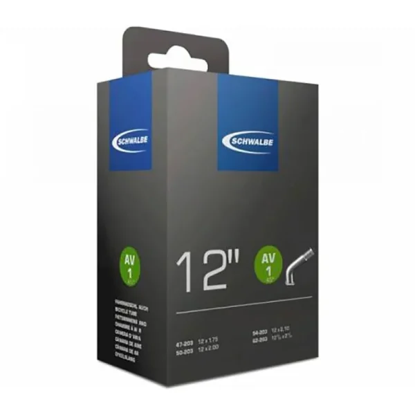 CAMARA SCHWALBE  12-1/2×1.75-2 1/4 VALVULA STANDARD CURVA(47/62-203)