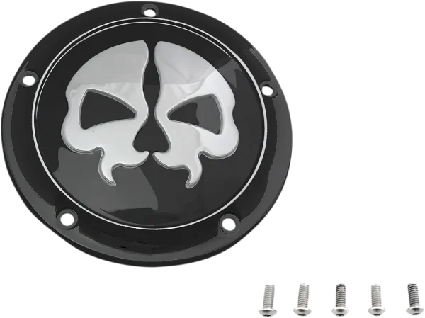 Tapa Derby calavera partida para Big Twin 99-18
